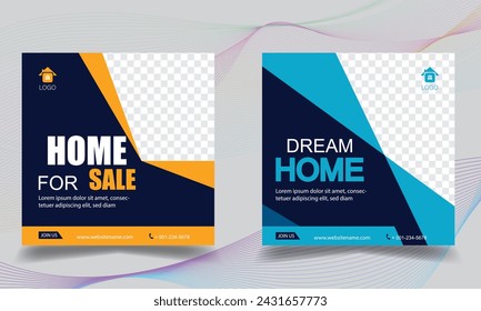 Home banner template. banner social media  Modern banner.