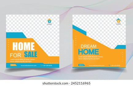 Home banner template. banner social media  Modern banner.