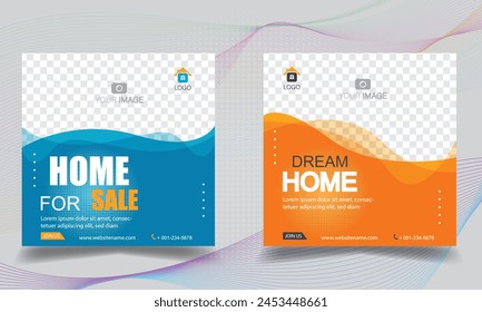Home banner template. banner social media  Modern banner.