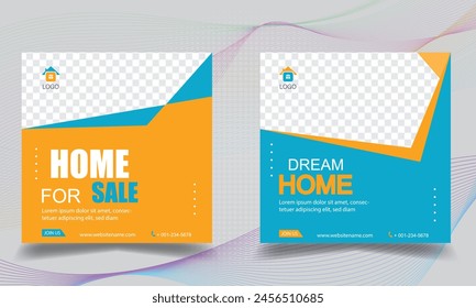 Home banner template. banner social media  Modern banner.