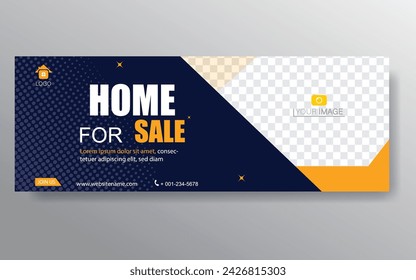 Plantilla de banner de inicio. Elementos de Diseño Web - Diseño de Encabezado. Plantilla de banner web geométrica abstracta sobre fondo gris. Banner moderno.