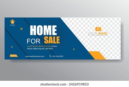 Plantilla de banner de inicio. Elementos de Diseño Web - Diseño de Encabezado. Plantilla de banner web geométrica abstracta sobre fondo gris. Banner moderno.