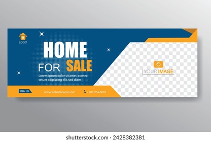 Home banner template. Web Design Elements - Header Design. Abstract geometric web banner template on grey background. Modern banner.