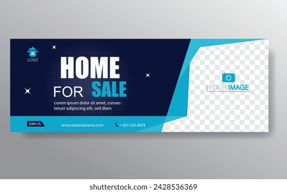 Home banner template. Web Design Elements - Header Design. Abstract geometric web banner template on grey background. Modern banner.