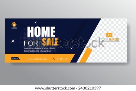 Home banner template. Web Design Elements - Header Design. Abstract geometric web banner template on grey background. Modern banner.