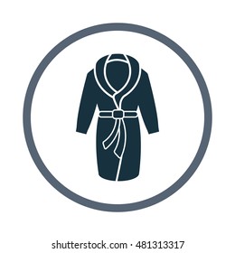 Home bathrobe icon