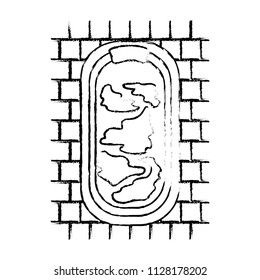 home bathtub scene icon