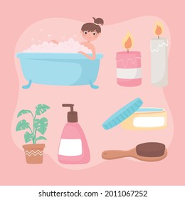 home beauty cosmetics and objects