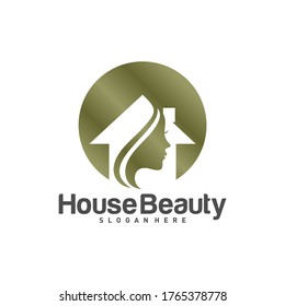 Home Beauty Logo Design Template, vector illustration, icon symbol, creative design - Shutterstock ID 1765378778