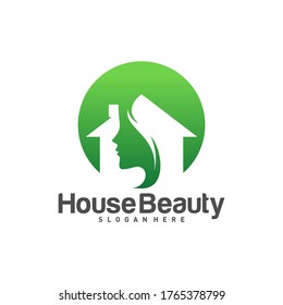 Home Beauty Logo Design Template, vector illustration, icon symbol, creative design - Shutterstock ID 1765378799