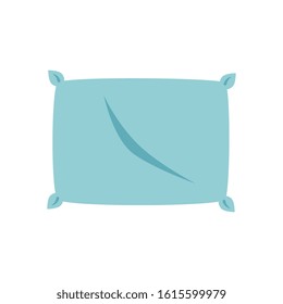 Home bed pillow design, Bedroom room sleep relaxation rest hotel relax comfort and apartment theme Vector illustration