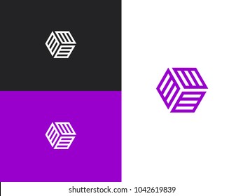 Home blinds concept logo design template. Vector illustration for your design.