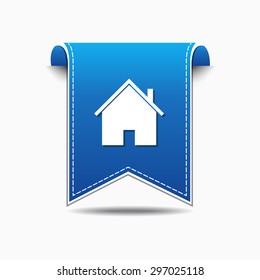 Home blue Vector Icon Design