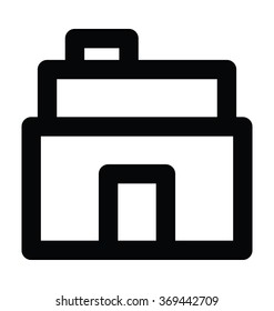 Home Bold Line Vector Icon 
