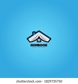 Home Book Library Logo Design Concept