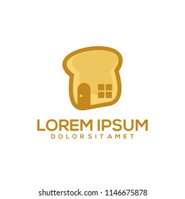 home bread bakery logo design