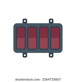 Home Breaker Symbol flache Vektorgrafik. Sicherung. Sicherheitsleistung einzeln