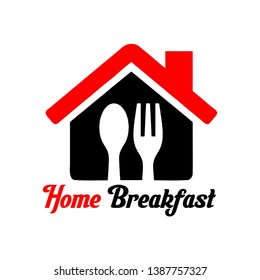 Home Breakfast Logo, simpe and modern concept design vector