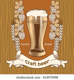 Home brew craft beer design