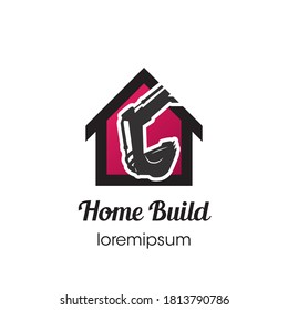 Home Build logo or symbol template design