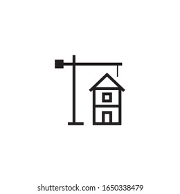 Diseño de icono vectorial de la plantilla de logotipo de compilación doméstica