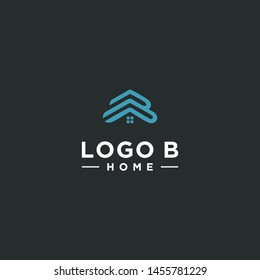 Home Builder Letter Logo B design vector