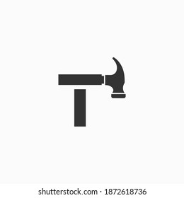 Home Builder Letter T Logo design vector