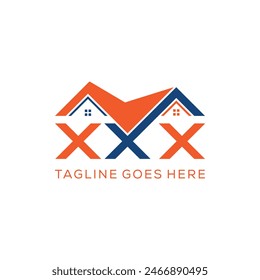 Home builders construction logo icon illustration