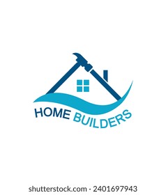 Home Builder Logo Design-Vorlage modern.
