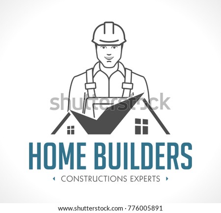 home builders logo house construction concept stock vector royalty home builders logo