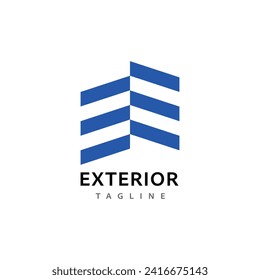 Home. Building. Architect Logo Design Template Vector Illustration