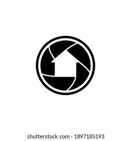 home building camera logo design