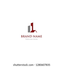 Home Building Capital Architecture Abstract Creative Business Modern Logo