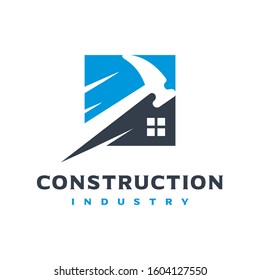 Home and building construction logo design