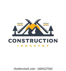 Home and building construction logo design