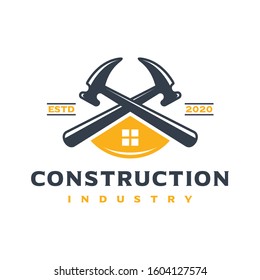 Home and building construction logo design