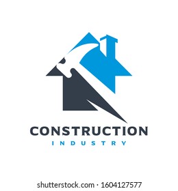 Home and building construction logo design
