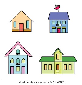 Home building house vector