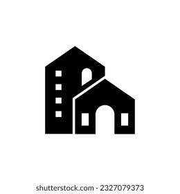 Home building icon design vector illustration