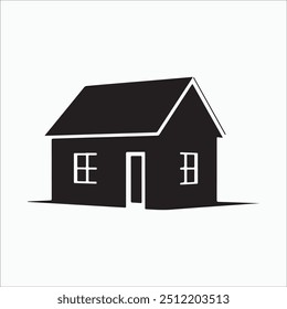 Ícone Home Building, ícone home e logotipo Stay Home ícone Concept ilustração de vetor.