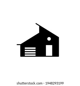 home and building icon. Vector illustration.