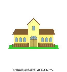 Home building illustration design vector
