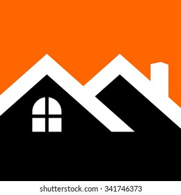 Home Building Landscape Logo template