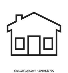 Icono de la línea de construcción del hogar. Stroke editable. Pixel Perfecto. Para móvil y web.