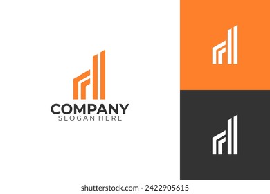 concepto de diseño de logotipo para el hogar y la construcción, plantilla de logotipo simple para su empresa