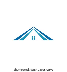 Home building logo design inspiration vector illustration template