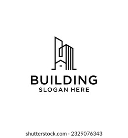Home building logo design template