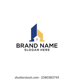Home building logo design vector