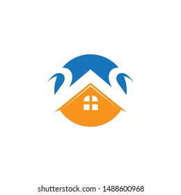 Home and building logo and symbol
