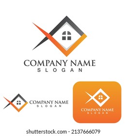 Home and building logo and symbol 